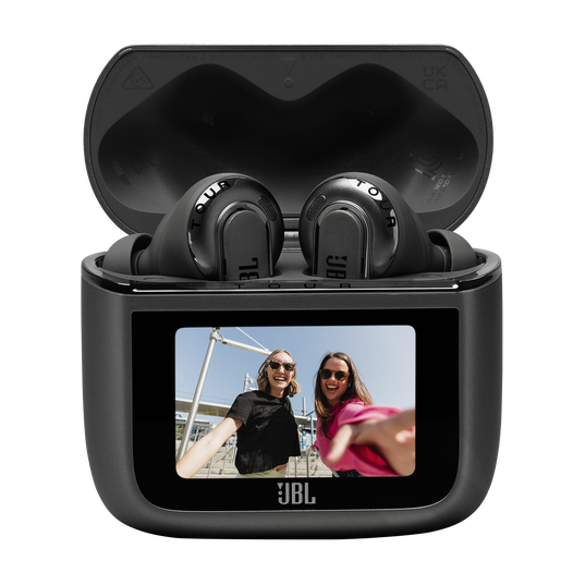 JBL Tour Pro 3 - Black - True Wireless Noise Cancelling earbuds with Smart Charging Case&trade; - Detailshot 3